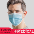 Masker wajah medial untuk perlindungan flu